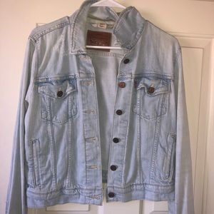 Levi’s Ripped Denim Jacket.